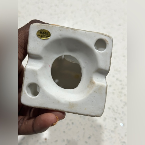 Hand Painted Porcelain Christmas Village Grocery Store - Picture 6 of 6